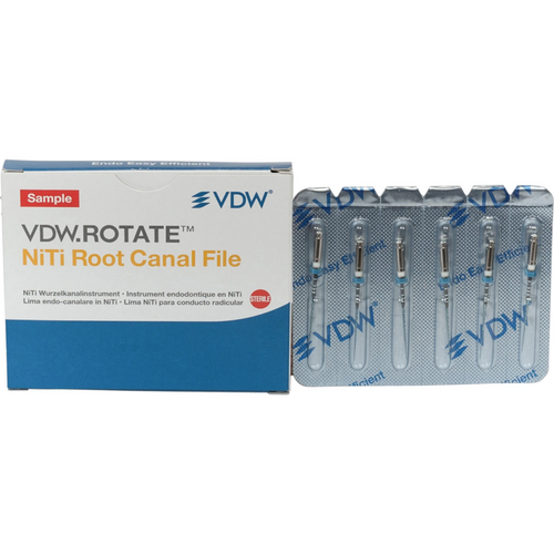 VDW.ROTATE NiTi rotkanalfiler 6 stk. 25 mm, Taper.04 ISO 015