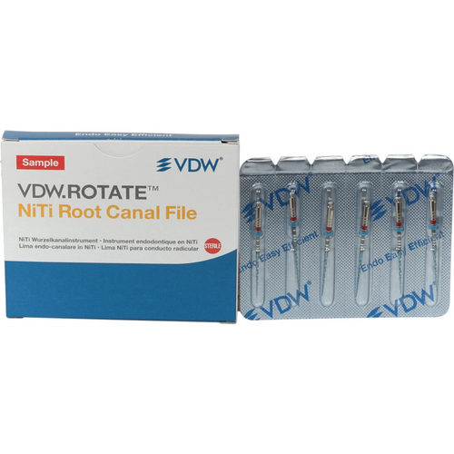 VDW.ROTATE NiTi rotkanalfiler 6 stk. 25 mm, Taper.06 ISO 025