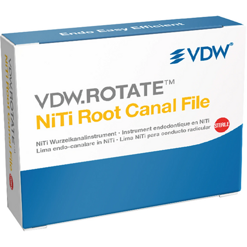 VDW.ROTATE NiTi rotkanalfiler 6 stk. 21 mm, Taper.04 ISO 030