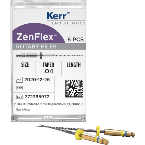 ZenFlex 6 stk. 21 mm, Taper .04 ISO 050