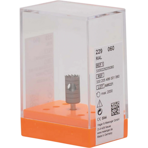 Trepan bor 229 stk. ISO 060, RAL