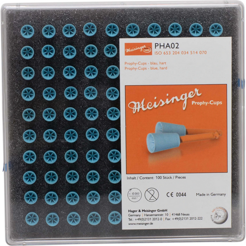 Prophylaxis Prophy Cups 100 stk blå ISO 070, RA