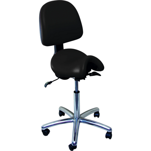 Bambach Premium ryggstøtte stk. stor, skinn, svart