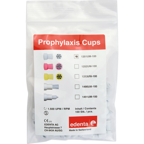 Snap-On Cups 100 stk hvite ISO 060, umontert