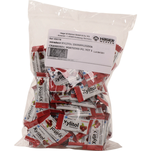 Xylitol Chewing Gum 100 x 2 stk Tranebær