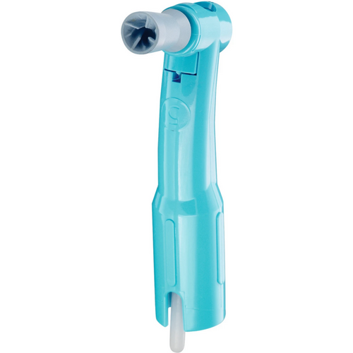 Young Contra Turbo Plus vinkelstykke for engangsbruk 200 stk lyseblå, lange, faste