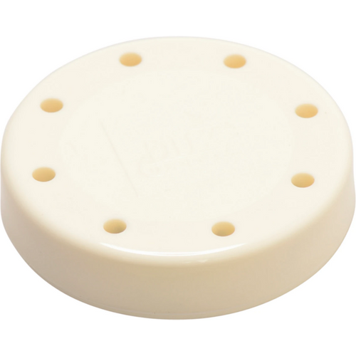 Lite borstativ stk. rundt borstativ med 8 hull, vanilje