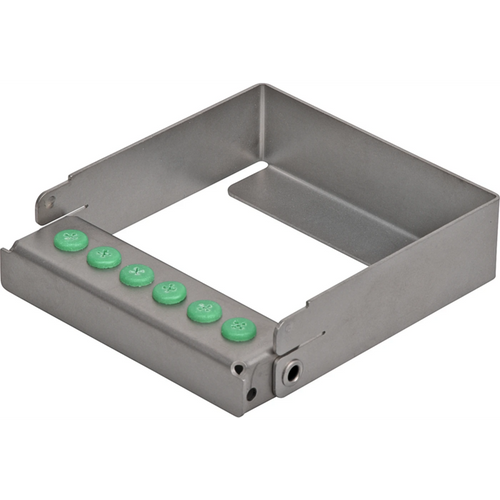 PLUG IN borholder stk. for 6 instrumenter grønn, 7,5 x 2 x 7 cm