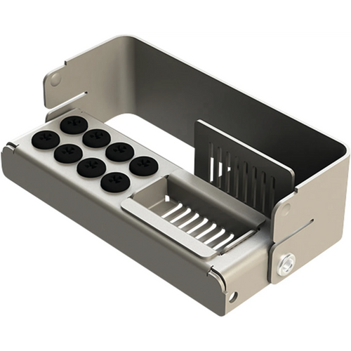 PLUG IN PLUS borholder stk. for 8 instrumenter, svart, 8,4 x 2,7 x 3,2 cm