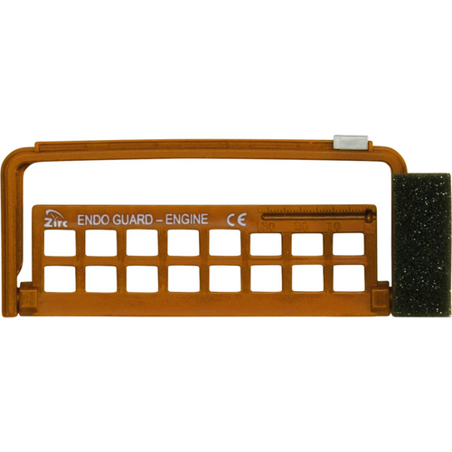 Steri-Endo Guard Engine stk. for 11 maskininstrumenter og 5 håndinstrumenter, kobber, 14,1 x 1,3 x 5,1 cm