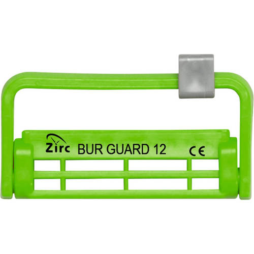 Steri-Bur Guards stk. for 12 instrumenter, neongrønn, 7,3 x 3,9 x 1 cm
