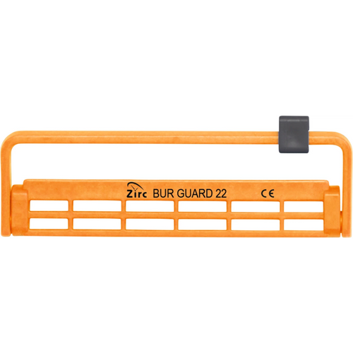 Steri-Bur Guards stk. for 22 instrumenter, neon oransje, 12,4 x 3,9 x 1,1 cm