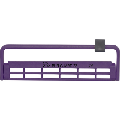 Steri-Bur Guards stk. for 22 instrumenter, plomme, 12,4 x 3,9 x 1,1 cm