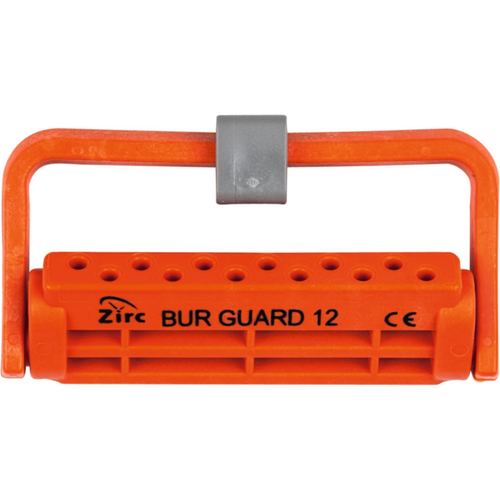 Steri-Bur Guards stk. til 12 instrumenter, neonoransje, 7,3 x 3,9 x 1 cm