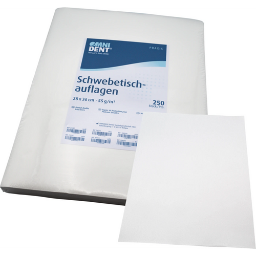 Floating brettservietter 250 stk. 28 x 36 cm, hvit