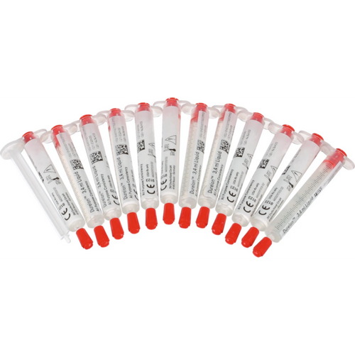 Durelon 12 x 3,4 ml sprøyte universalvæske, 1 stempelstav