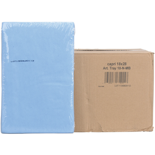 Innlegg for instrumentbrett 10 x 250 stk. 18 x 28 cm, medium blå