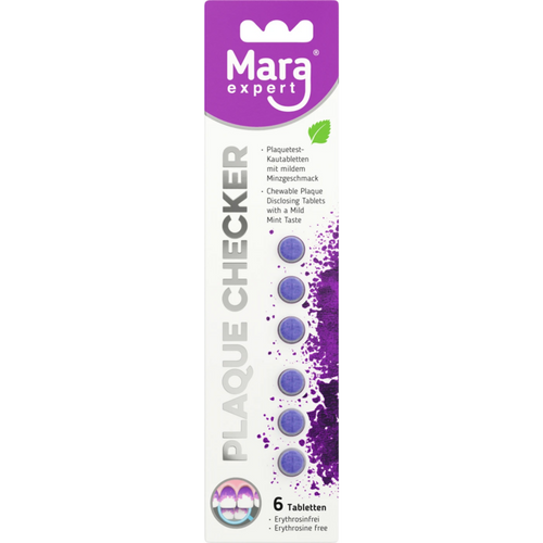 Mara Expert PLAQUE CHECKER 6 tyggetabletter