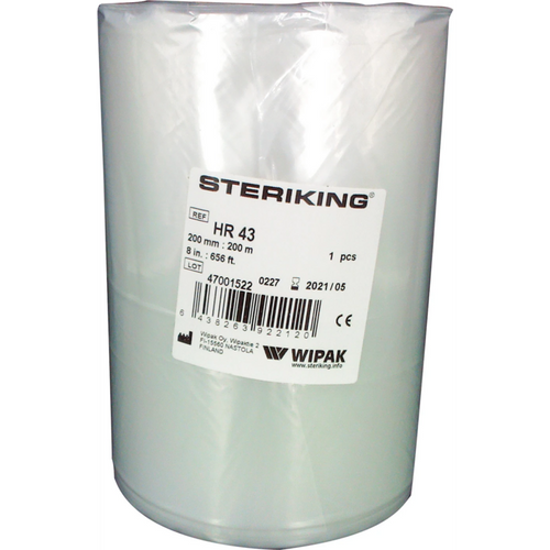 Steriliseringsrull for varmluftsterilisator rull 200 m, 200 mm