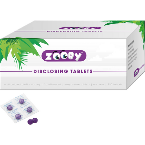 Zooby Plaque Staining Tablets 250 stk.