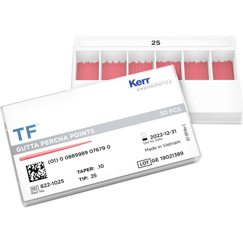 TF guttapercha 100 stk. Taper.10, ISO 025