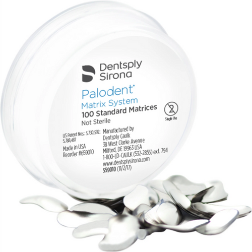 Palodent seksjonsmatriser refill-pakke 100 standard matriser