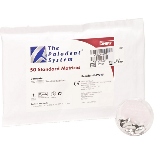 Palodent seksjonsmatriser Refillpakke 50 matriser standard