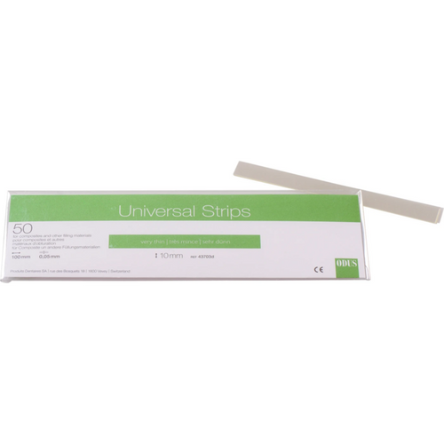 ODUS Universal Strips 50 stykk, bredde 10 mm, rett