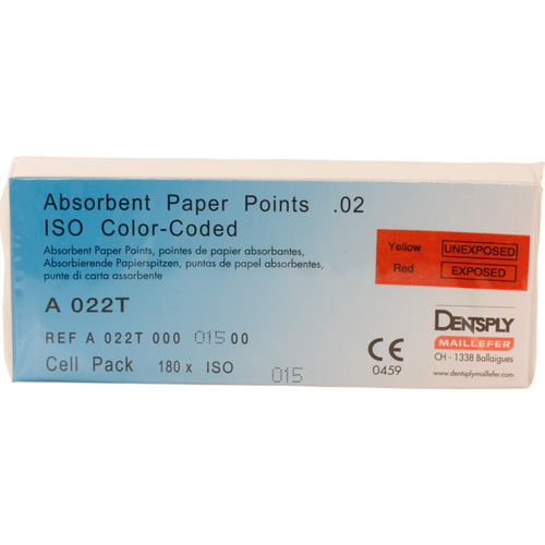 Sterile papirpoints 180 stk. ISO 015