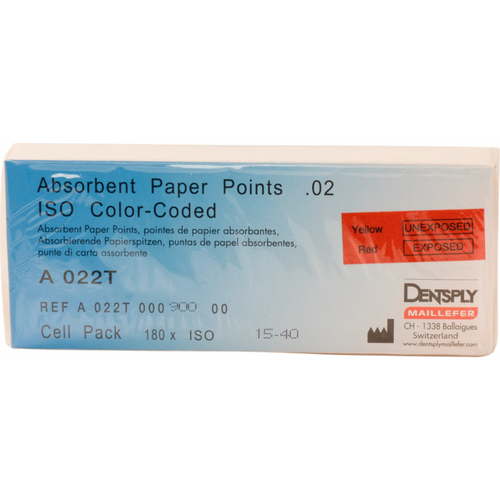Sterile papirpoints assortert 30 stk. ISO 015-040
