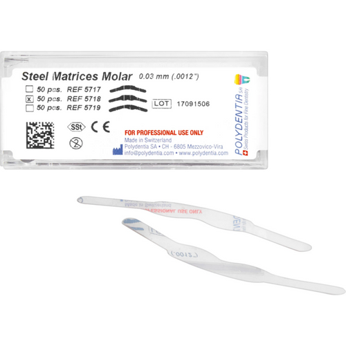 Matriser Super-Thin 50 stk. for dype molarer, MOD