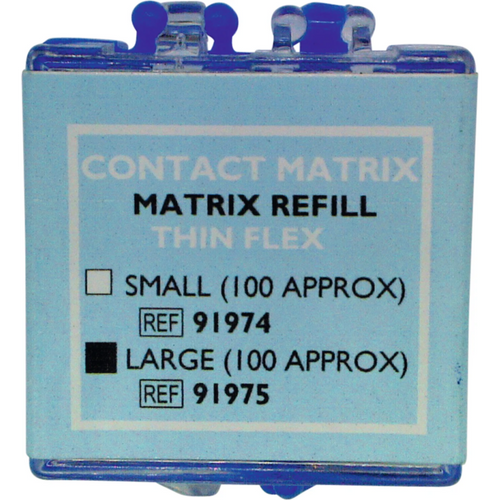 Kontaktmatrise 100 matriser, tynne, fleksibel kropp, store