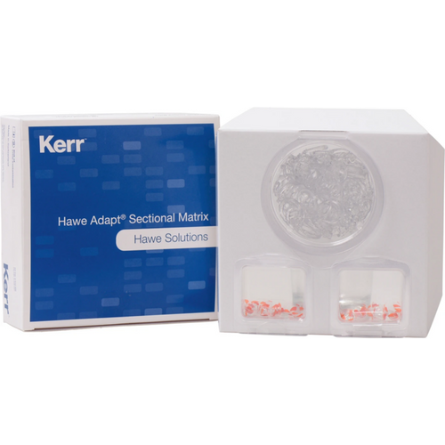 Seksjonsmatriser Napa. 100 stk. transparente, H5 mm, Tykkelse 0,05 mm, mer buet, 100 proksimale formere