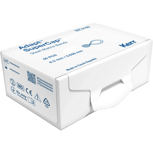 SuperMat 50 adaptere stål høyde 6,3 mm, tykkelse 0,03 mm