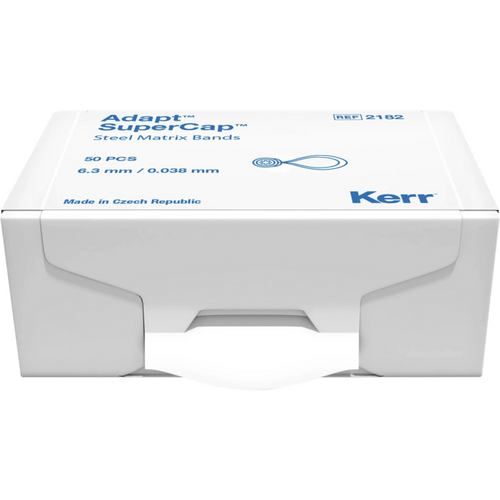 SuperMat 50 ståladaptere høyde 6,3 mm, 0,038 mm