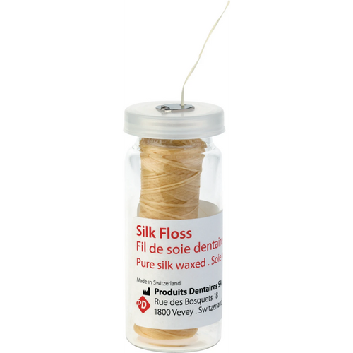 Silk Floss 12 x 100 m tanntråd, vokset