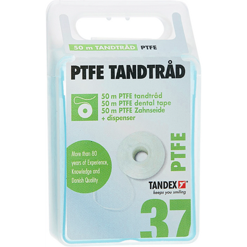 TANDEX FLOSI Tape - PTFE dispenserboks 50 m nøytral