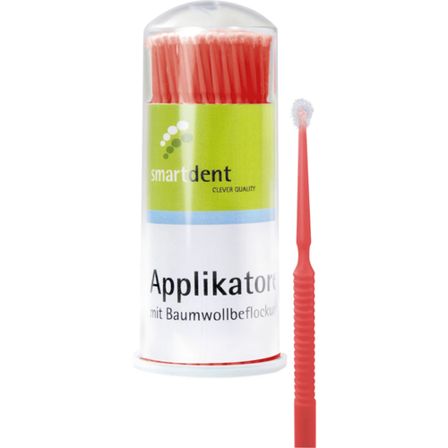 smart applikatorer 100 stk. rød, fin