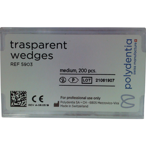 Transparente kiler 200 stk. medium