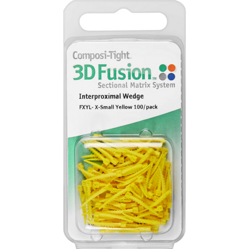 Composi-Tight 3D Fusion kiler 100 stk. gule, ekstra tynne