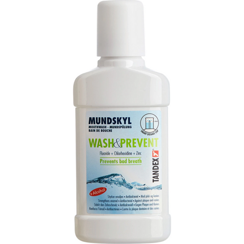 TANDEX WASH & PREVENT flaske 250 ml med sink