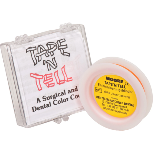 MOORE Tape'n Tell rull 320 cm oransje