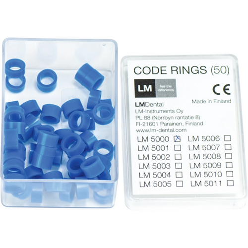 Koderinger 50 stk blå