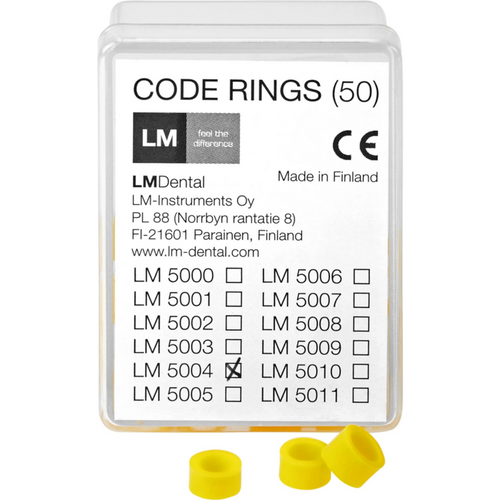 Koderinger 50 stk. gul