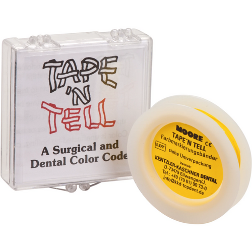 MOORE Tape'n Tell rull 320 cm gul