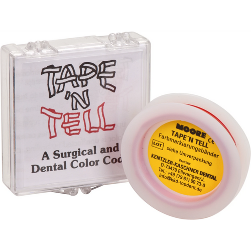 MOORE Tape'n Tell rull 320 cm rød