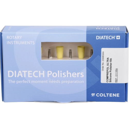 DIATECH COMPREPOL ULTRA 10 stk. gul, RA, figur 030 kopp, 9,5 mm, ISO 060