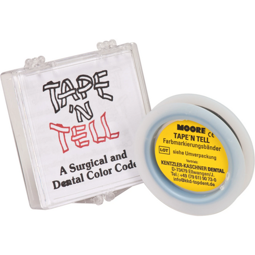 MOORE Tape'n Tell rull 320 cm svart