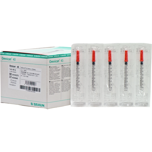 Omnican 40 100 stk. 1 ml, 0,3 x 12 mm