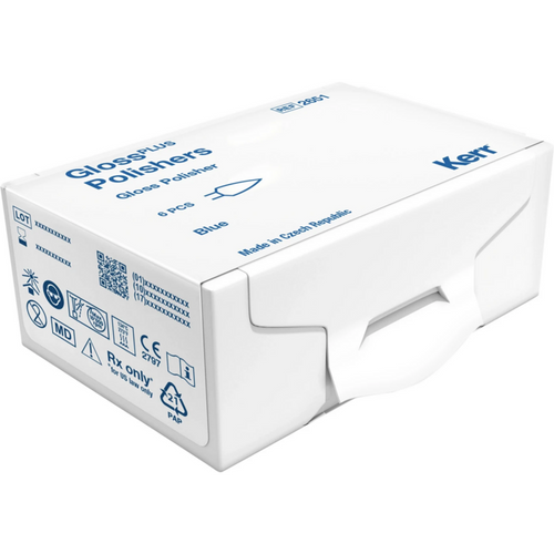 HiLusterPLUS 6 stk blå, RA, flammeform, 9,7 mm, 4,6 mm